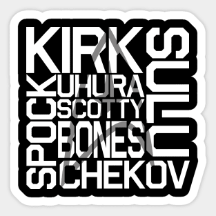 TOS Crew Tribute Sticker